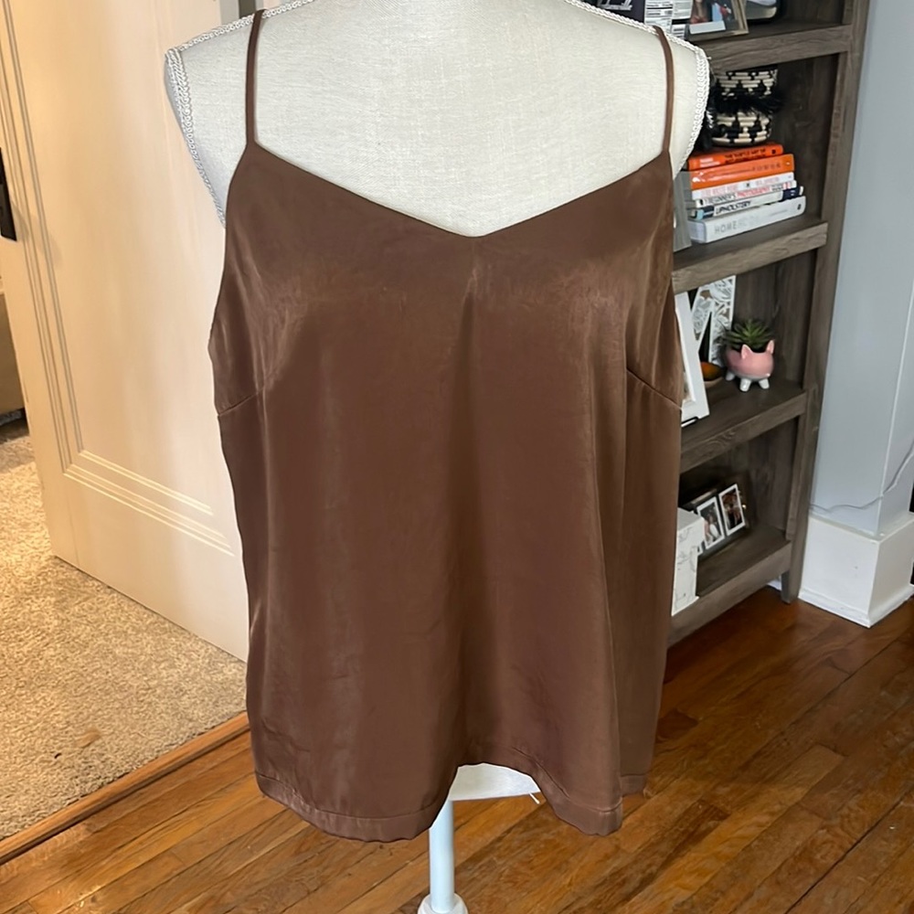 NWT target silky brown tank